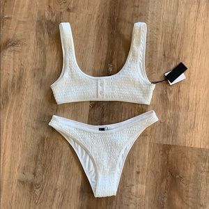 Kendall & Kylie Henley bikini set white S